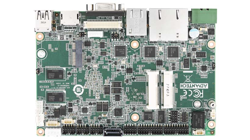3.5” Embedded Single Board Computer Intel<sup>®</sup> Celeron J1900 2GHz, DDR3L, VGA, HDMI, 48-bit LVDS, 3 x GbE, Mini PCIe, mSATA